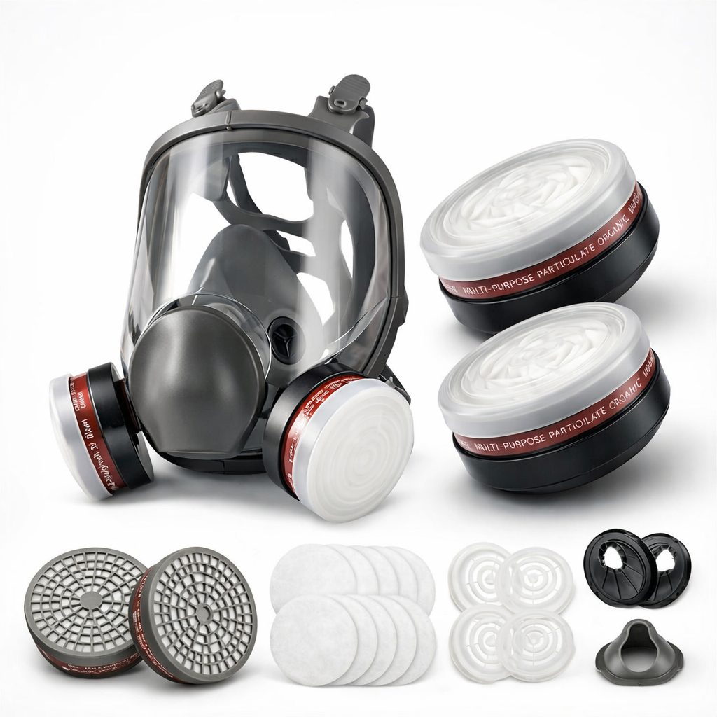Gas Mask + Nuclear Filter Kit